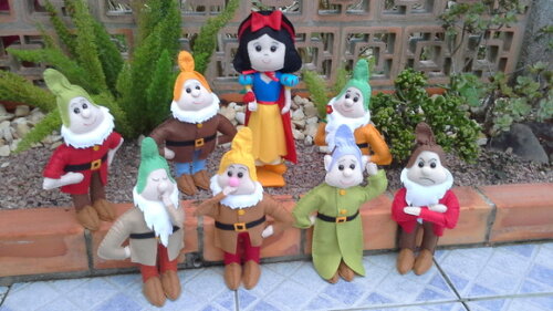 Kit Branca de Neve e os 7 Anões