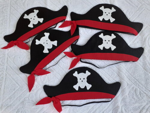 Kit Chapéu de Pirata 05peças