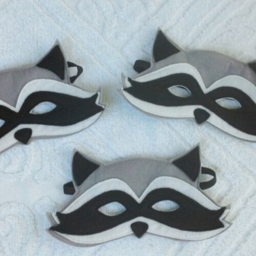 Kit com 10 Máscaras Guaxinin