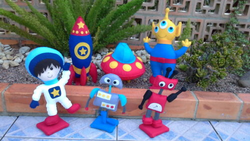 Kit Espacial 6 Peças