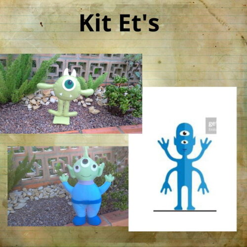 Kit Et em Feltro 03 Peças