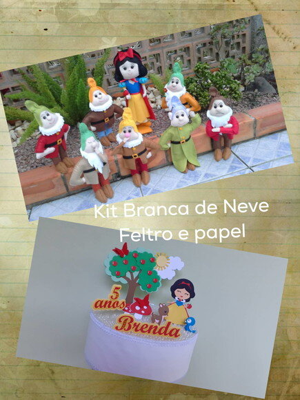 Kit Festa Branca de Neve e os 7 Anões