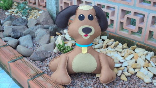 Kit Galinha Pintadinha em feltro 40 cm