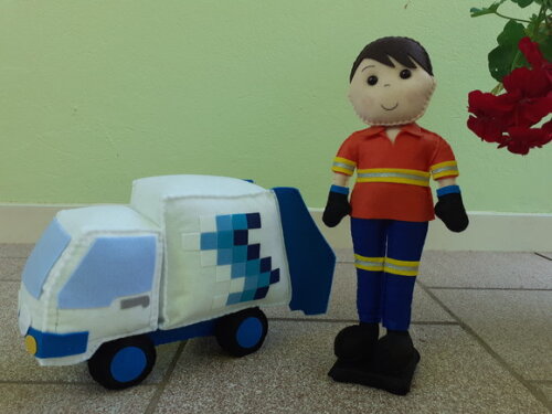 Kit Gari Personalizado em Feltro
