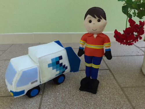 Kit Gari Personalizado em Feltro