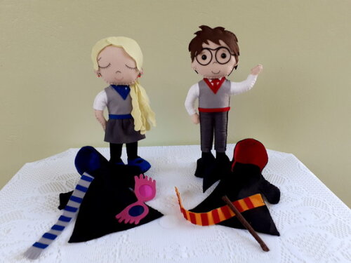 Kit Harry Potter Feltro e Topper