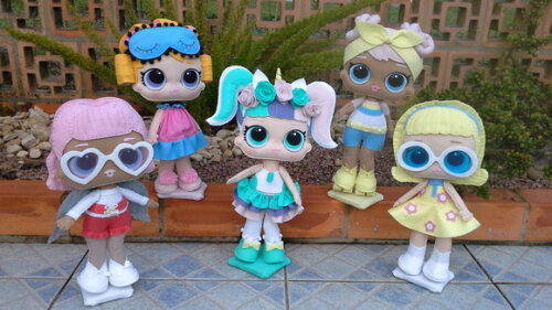 Kit Lol Surprise Confett 5 Peças