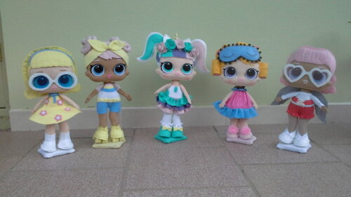 Kit Lol Surprise Confett 5 Peças