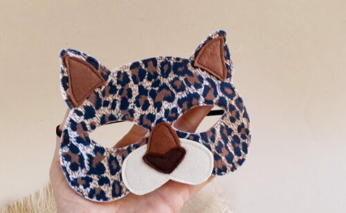 Kit Máscaras Felinos Fauna Brasileira 03 Peças