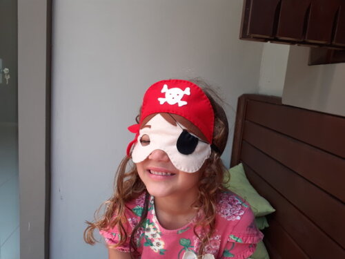 Kit Máscaras Piratas 10 Peças