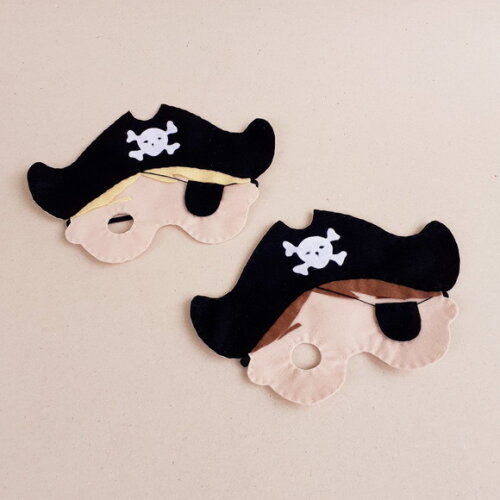 Kit Máscaras Piratas 30 Peças