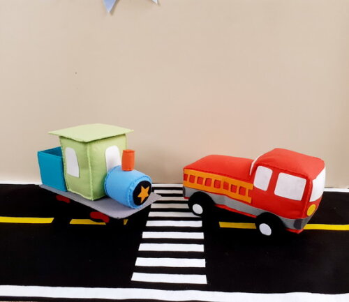Kit Meios de Transporte 12 Peças