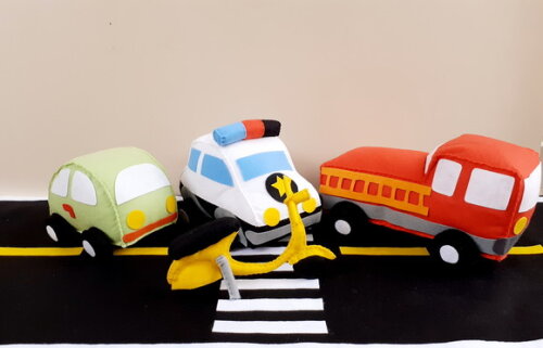 Kit Meios de Transporte 12 Peças