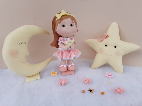 Kit Menina Estrelinha 03 Peças