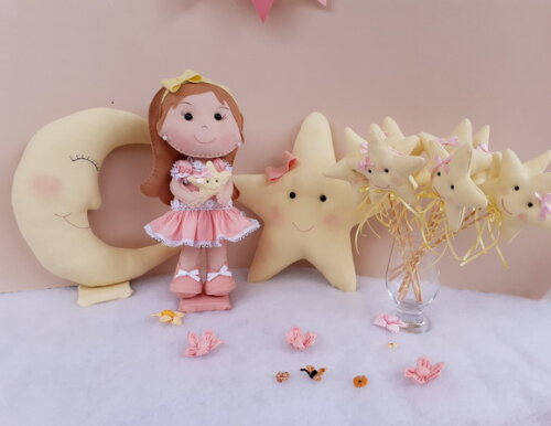 Kit Menina Estrelinha 12 Peças