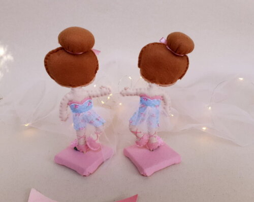 Kit Mini Bailarinas em Feltro