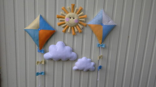 Kit Nuvens, Pipas e Sol com Carinha