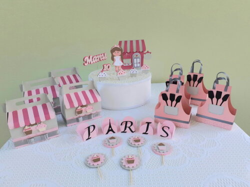Kit Patisserie em Paris 26 Pçs
