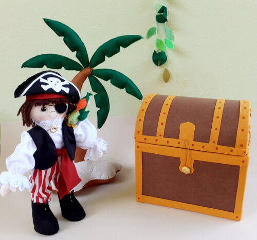 Kit Pirata, Ilha do Tesouro e Baú