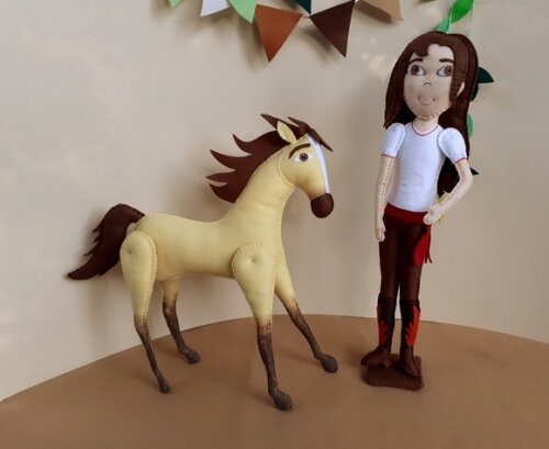 Kit Spirit e Lucky em Feltro