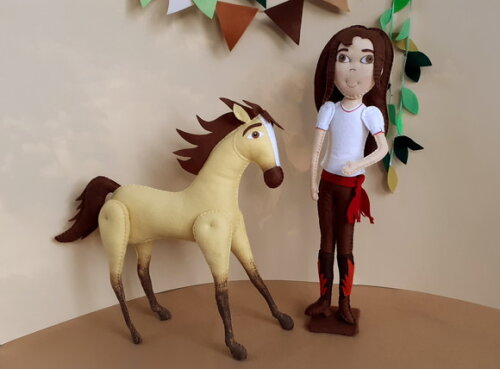 Kit Spirit e Lucky em Feltro