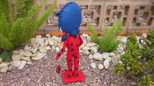Lady Bug Miraculous em feltro