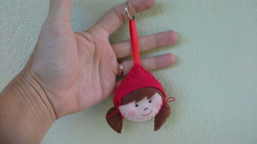 Lembrancinha Chaveiro Chapéuzinho Vermelho