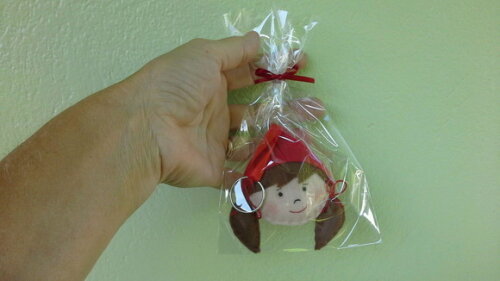 Lembrancinha Chaveiro Chapéuzinho Vermelho