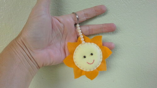 Lembrancinha Sol em Feltro
