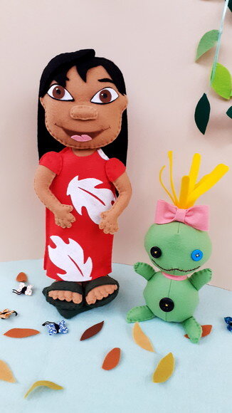 Lilo e Xepa em Feltro