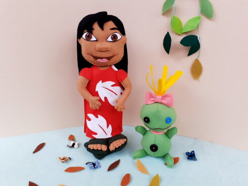 Lilo e Xepa em Feltro