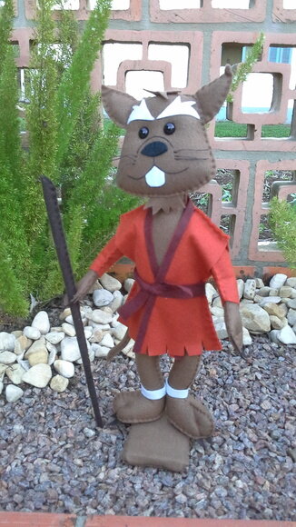 Mestre Splinter em Feltro