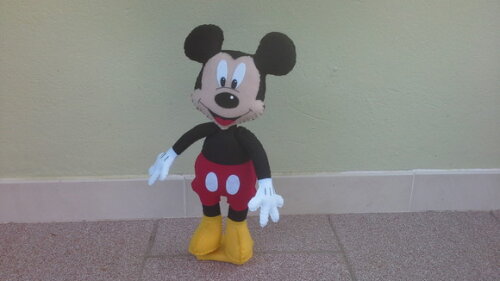 Mickey e Pluto de Feltro
