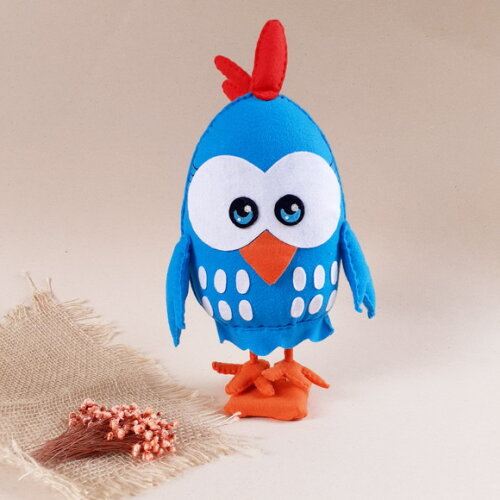 Mini Galinha Pintadinha de Feltro