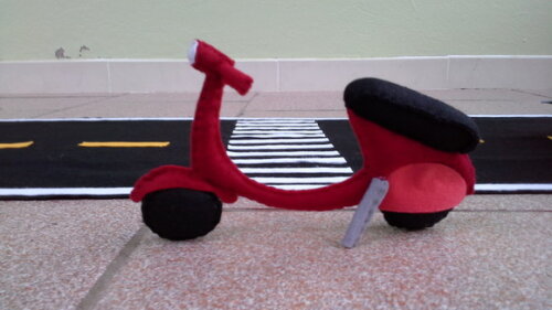 Moto de feltro