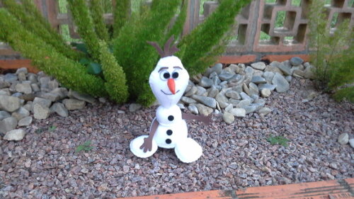 Olaf em Feltro Pq