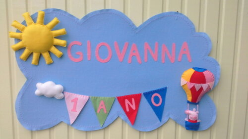Painel de Festa 3d com Nome