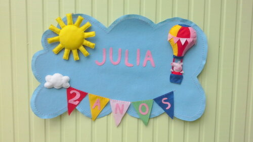 Painel de Festa 3d com Nome