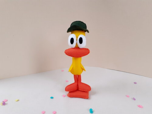 Pato de Pocoyo em Feltro