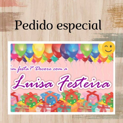 Pedido Personalizado Renata
