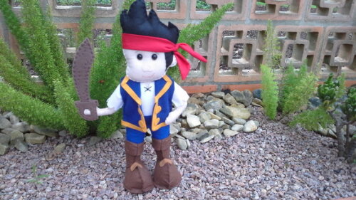Pirata Jake em Feltro