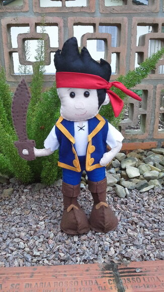 Pirata Jake em Feltro