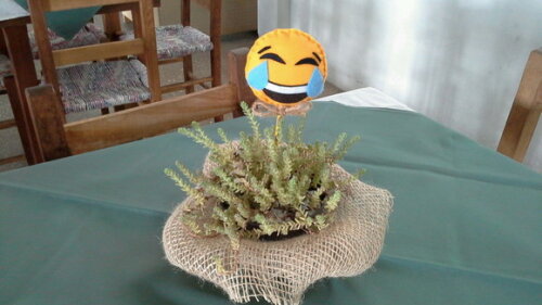 Pirulito Emoji Sorridente com Lágrimas