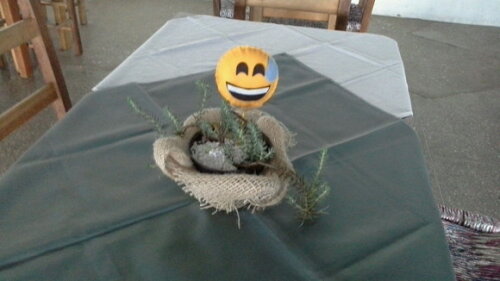 Pirulito Emoji Sorridente com Suor
