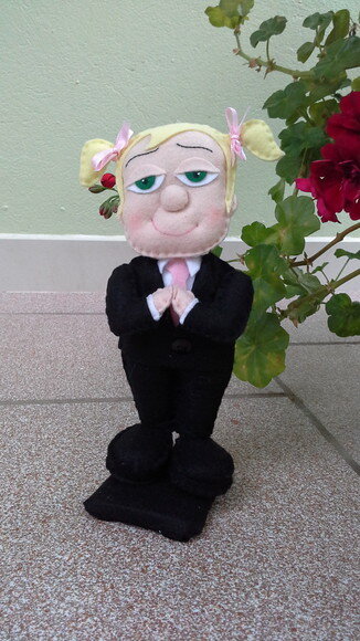 Poderosa Chefinha Loira de Feltro