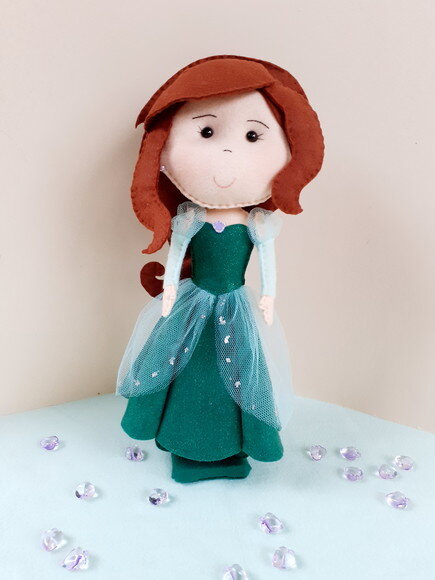 Princesa Ariel em Feltro