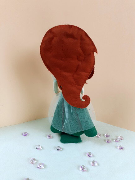 Princesa Ariel em Feltro