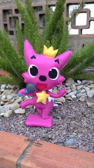 Raposa Pinkfong de Feltro