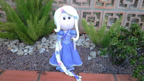 Rapunzel em Feltro