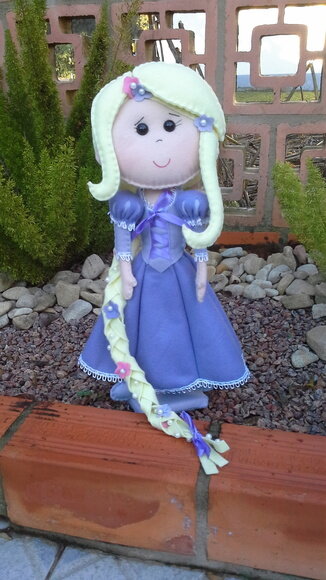 Rapunzel em Feltro